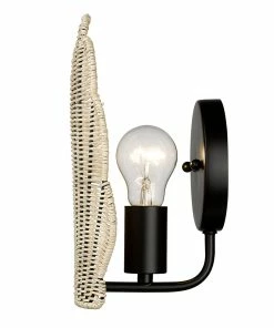 Golden Lighting Malia 1 Light Wall Sconce American Farmhouse