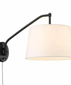 Golden Lighting Ryleigh 1 Light Articulating Wall Sconce American Farmhouse