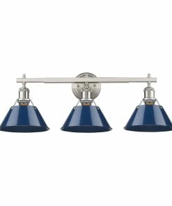 Golden Lighting Orwell 3 Light Bath Vanity American Farmhouse