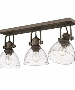 Wholesale ๐ Golden Lighting American Farmhouse Hines 3 Light Semi-Flush โ๏ธ 43 Golden Lighting American Farmhouse Hines 3 Light Semi-Flush