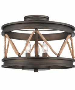 Golden Lighting Chatham Semi-Flush - Closeout