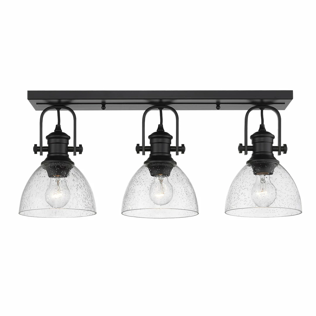 Wholesale ๐ Golden Lighting American Farmhouse Hines 3 Light Semi-Flush โ๏ธ 7 Golden Lighting American Farmhouse Hines 3 Light Semi-Flush