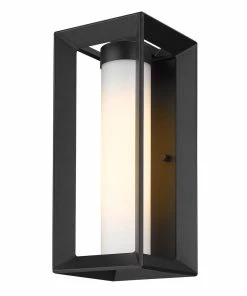 Golden Lighting Smyth Wall Sconce - Outdoor American Farmhouse