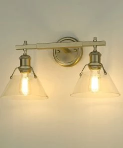 Golden Lighting American Farmhouse Orwell 2 Light Bath Vanity