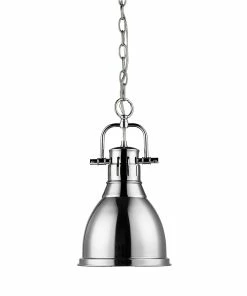 Golden Lighting Duncan Small Pendant With Chain