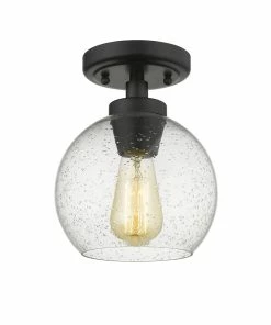 Golden Lighting Galveston Flush Mount American Farmhouse