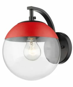 Golden Lighting Dixon 1 Light Wall Sconce - Closeout American Farmhouse