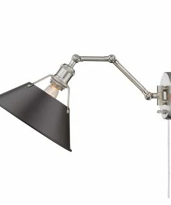 Golden Lighting Transitional Looks Orwell 1 Light Articulating Wall Sconce