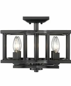 Golden Lighting Bellare Semi-Flush (Convertible) American Farmhouse