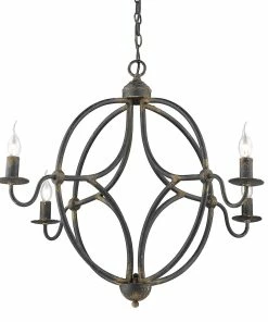 Golden Lighting Caspian 4 Light Chandelier