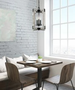 Golden Lighting American Farmhouse Lowell 3 Light Pendant