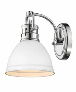 Golden Lighting American Farmhouse Duncan 1 Light Bath Vanity