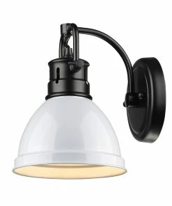 Golden Lighting American Farmhouse Duncan 1 Light Bath Vanity