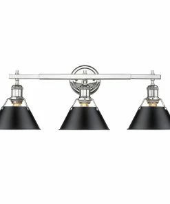 Golden Lighting Orwell 3 Light Bath Vanity American Farmhouse