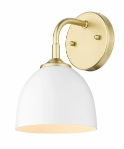 Golden Lighting Zoey 1 Light Wall Sconce American Farmhouse