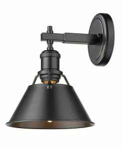 Golden Lighting Orwell 1 Light Bath Vanity American Farmhouse