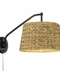 Golden Lighting Ryleigh 1 Light Articulating Wall Sconce American Farmhouse