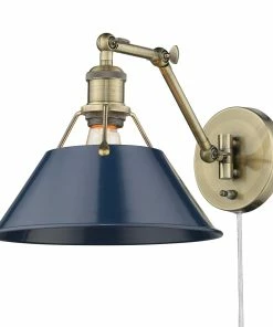 Golden Lighting Transitional Looks Orwell 1 Light Articulating Wall Sconce