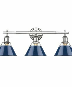 Golden Lighting Orwell 3 Light Bath Vanity American Farmhouse