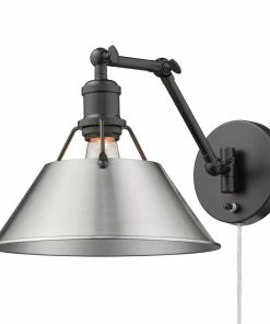 Golden Lighting Transitional Looks Orwell 1 Light Articulating Wall Sconce