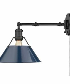 Golden Lighting Transitional Looks Orwell 1 Light Articulating Wall Sconce