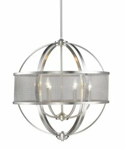 Best Pirce ๐งจ Golden Lighting American Farmhouse Colson 6 Light Chandelier โค๏ธ 48 Golden Lighting American Farmhouse Colson 6 Light Chandelier