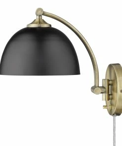 Golden Lighting Rey 1 Light Articulating Wall Sconce