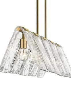 Golden Lighting American Farmhouse Serenity Linear Pendant