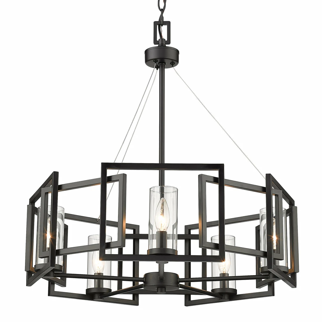Cheapest ๐ Golden Lighting Marco 5 Light Chandelier ๐ 3 Golden Lighting Marco 5 Light Chandelier