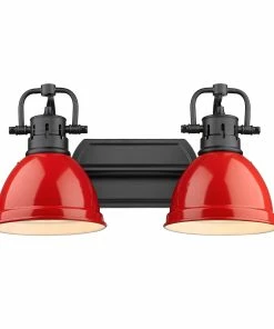 New ✨ Golden Lighting Duncan 2 Light Bath Vanity 👍 174 Golden Lighting Duncan 2 Light Bath Vanity