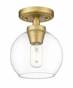 Golden Lighting Galveston Flush Mount American Farmhouse