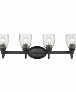 Golden Lighting Parrish 4 Light Bath Vanity American Farmhouse