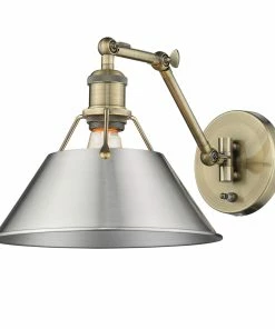 Golden Lighting Transitional Looks Orwell 1 Light Articulating Wall Sconce