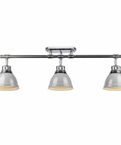 Golden Lighting Duncan Semi-Flush - Track Light - Closeout American Farmhouse