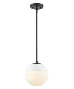 Golden Lighting Dixon Small Pendant With Rod - Closeout