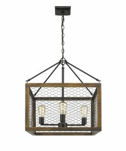 Golden Lighting Sutton 4 Light Chandelier - Closeout American Farmhouse