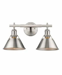 Golden Lighting American Farmhouse Orwell 2 Light Bath Vanity