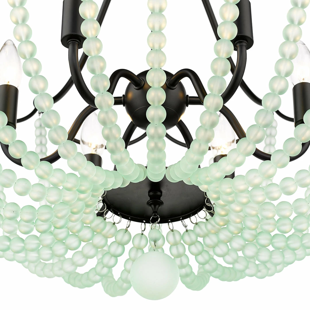 Brand new ๐ Golden Lighting Tiara 6 Light Pendant American Farmhouse ๐งจ 11 Golden Lighting Tiara 6 Light Pendant American Farmhouse