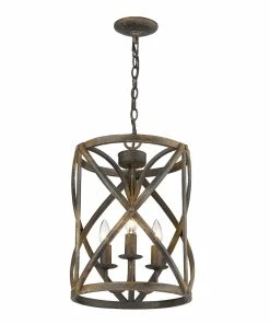 Golden Lighting Alcott 3 Light Pendant