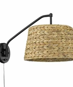 Golden Lighting Ryleigh 1 Light Articulating Wall Sconce American Farmhouse