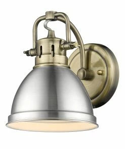 Buy ๐ฅ Golden Lighting American Farmhouse Duncan 1 Light Bath Vanity - Closeout โญ 48 Golden Lighting American Farmhouse Duncan 1 Light Bath Vanity - Closeout