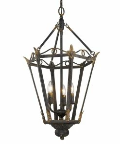 Golden Lighting American Farmhouse Matilda 3 Light Pendant