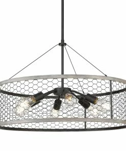 Golden Lighting Bailey 6 Light Chandelier - Closeout