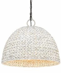 Golden Lighting American Farmhouse Rue 5 Light Pendant