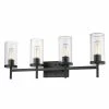 Golden Lighting American Farmhouse Winslett 4 Light Bath Vanity