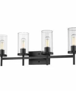 Golden Lighting American Farmhouse Winslett 4 Light Bath Vanity