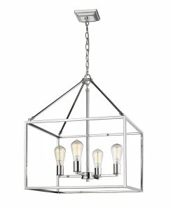 Golden Lighting Wesson 4 Light Chandelier - Closeout Transitional Looks