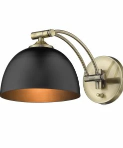 Golden Lighting Rey 1 Light Articulating Wall Sconce