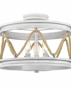 Golden Lighting Chatham Semi-Flush American Farmhouse