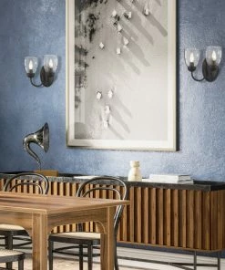 Golden Lighting American Farmhouse Parrish 2 Light Wall Sconce